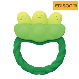 日本Edison 碗豆造型嬰兒牙膠