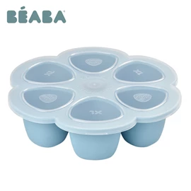 法国BEABA 冷冻矽胶分格储存器-6格X150ml 蓝色