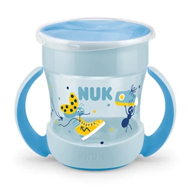 德國Nuk Mini Magic Cup 迷你防漏啜啜魔術杯;160ml 藍色