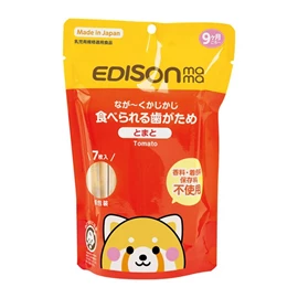 日本Edison 婴幼儿磨牙饼/ 蕃茄 7枚入