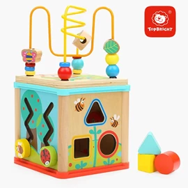 芬蘭Top Bright 5合1學習活動立方體;花園