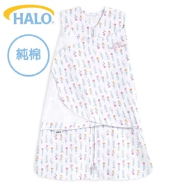 美國Halo Swaddle 二合一嬰兒包被睡袋-純棉 1.5TOG;公園小花