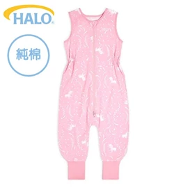 美國Halo Toddler 嬰幼兒褲腳型睡袋-純棉 0.5TOG;獨角獸