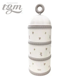 韓國tgm 三層獨立奶粉盒-灰色