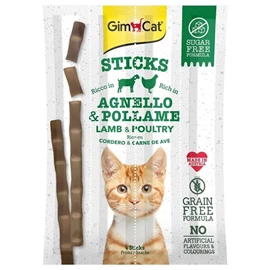 GimCat 无谷物肉条-羊肉家禽 4支装