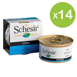 Schesir 全天然貓罐頭-吞拿魚飯 85g X 14罐