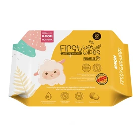 韓國K-MOM 自然純淨嬰幼兒濕紙巾-30張(款式隨機出貨)