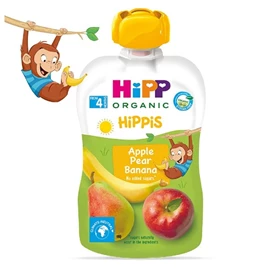 HiPP 喜宝有机果蓉唧唧装-苹果洋梨香蕉 100g