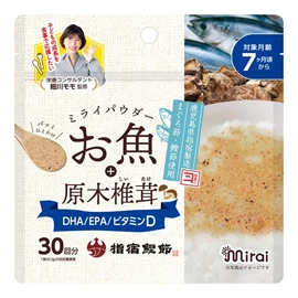 日本mirai 宝宝纯鱼香菇粉-70g