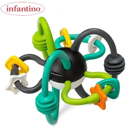 美國infantino 搖鈴牙膠軟球