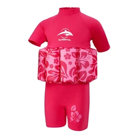 英國Konfidence™ Floatsuit 幼兒游泳學習助浮泳衣-粉紅芙蓉花