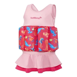英國Konfidence™ Floatsuit 幼兒游泳學習助浮泳衣-粉紅海洋朋友