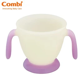 日本Combi Baby Label 婴儿牛奶杯-紫色