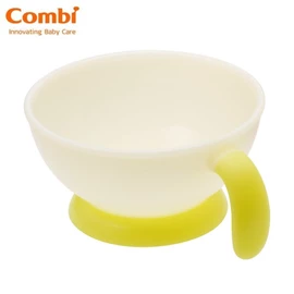 日本Combi Baby Label 易握婴儿饭碗-绿色