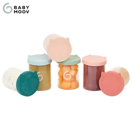 法國 Babymoov Isy Bowls 玻璃食物儲存罐-250ml X 6