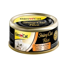 GimCat 天然猫罐头-吞拿鱼南瓜饭汤汁 70g