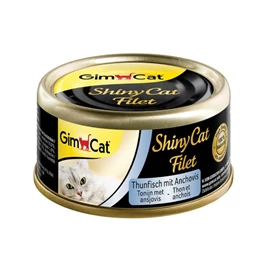 GimCat 天然猫罐头-吞拿鱼鯷鱼饭汤汁 70g