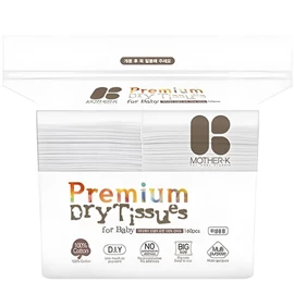 韓國Mother-K 頂級乾濕兩用紙巾-純棉 160抽