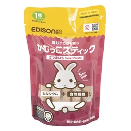 日本Edison 婴幼儿咬咬饼/ 紫薯 5枚入