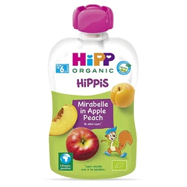 HiPP 喜寶有機果蓉唧唧裝-黃金梅蘋果蜜桃 100g