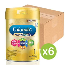 荷兰美赞臣 Enfa A+ NeuroPro 智睿系列 婴儿奶粉-1号(0-6个月) 900g X 6罐