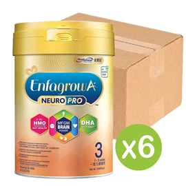 荷兰美赞臣 Enfa A+ NeuroPro 智睿系列 幼儿奶粉-3号(1-3岁) 900g X 6罐