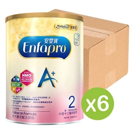 荷兰美赞臣 安婴宝A+ 婴儿奶粉-2号(6-12个月) 850g X 6罐