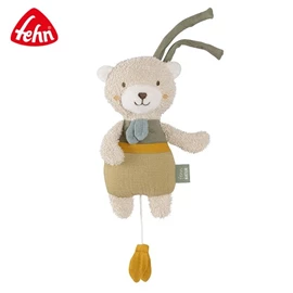 Fehn 悠棉麥田迷你拉環音樂玩具-小熊