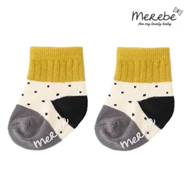 韓國Merebe 嬰兒短襪-芥末