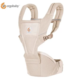 美國Ergobaby Alta 坐墊式背帶-透氣款;自然米;
