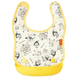 日本Combi 防油污可拆式围兜-比卡超