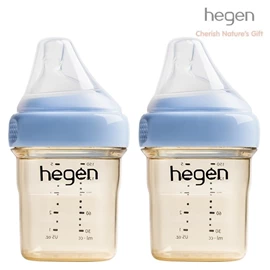 新加坡hegen PCTO™ 多功能寬口奶瓶-PPSU 150ml 兩個裝 藍色