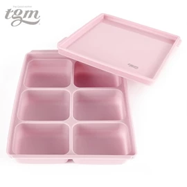 韓國tgm 鉑金矽膠副食品冷凍儲存分裝盒-45g x 6格 薰衣草
