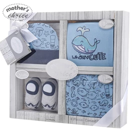 Mother's Choice 初生嬰兒4件裝禮盒-海洋生物