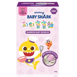 Baby Shark 彩虹宝宝面-蔬果可爱造型面 150g