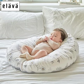 韓國Elava 多功能甜甜圈互動枕(雙面布料)-Dual Daisy