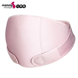 台灣六甲村 輕涼感托腹帶-粉紅