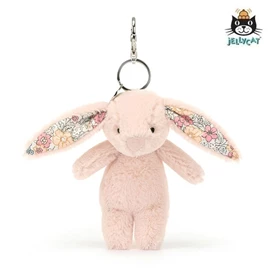 英國 JellyCat Blossom Blush Bunny Bag Charm 手袋掛飾