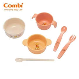 日本Combi 餐具套装6件套-小熊维尼