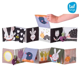 以色列TAF Toys 嬰兒雙面布書/ 都巿花園