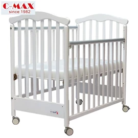 C-MAX 2合1嬰兒床 #109 (附送3吋床褥及兒童床攔板) (兩色選)