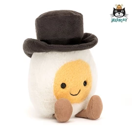 英國 JellyCat Amuseables Boiled Egg Groom 趣味新郎水煮蛋公仔
