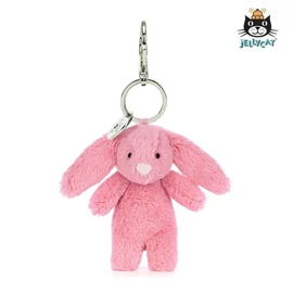 英國 JellyCat Bashful Bunny Pink Bag Charm 手袋掛飾