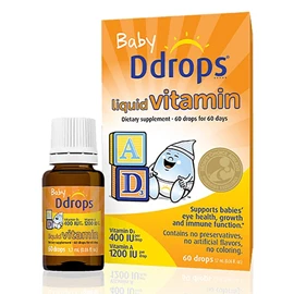 加拿大Baby Ddrops 婴幼儿维他命AD滴剂-60滴 1.7ml