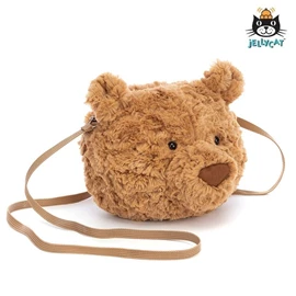 英國 JellyCat Bartholomew Bear Bag 巴塞羅熊小袋子