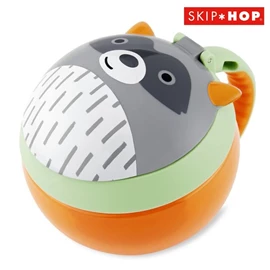 美国Skip Hop 可爱动物园随行零食杯-浣熊