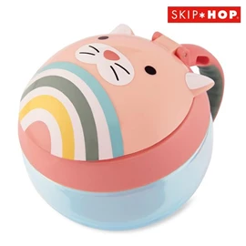 美国Skip Hop 可爱动物园随行零食杯-小猫