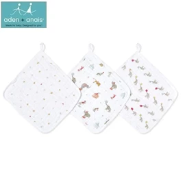 美國Aden+Anais 嬰兒洗面巾–大象馬戲團 3條裝