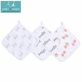 美國Aden+Anais 嬰兒洗面巾–森林寶寶 3條裝