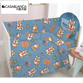 【Casablanca】嬰兒床上用品套裝(12件裝)-柴犬